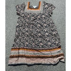 Expressions Catalog Dress Women’s 2X Floral Print Pockets NWOT